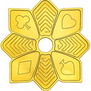 Prato Flush Ouro Brilhante